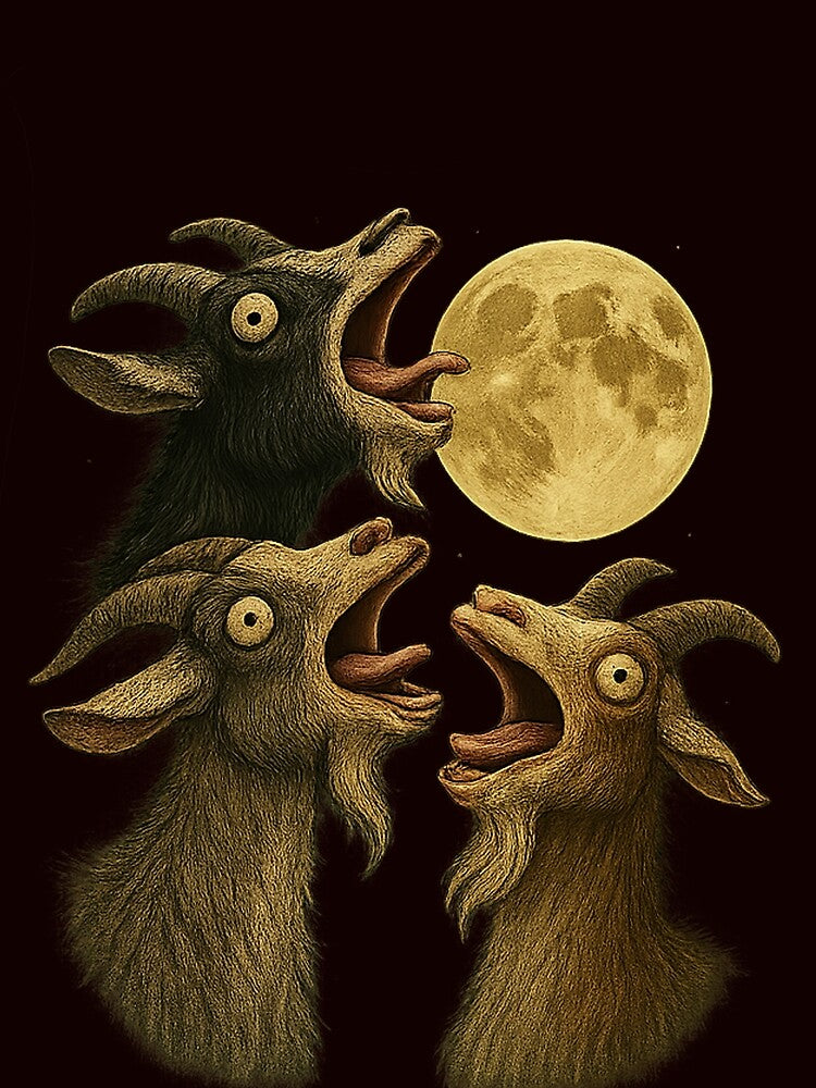 Three Goat Moon shirt (not Wolves) by ReggieRaggz