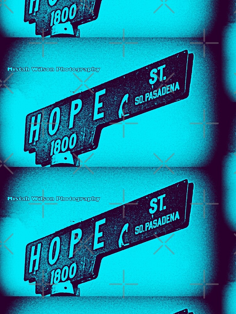 Hope Street, South Pasadena, CA by Mistah Wilson by The Street Sign Store
