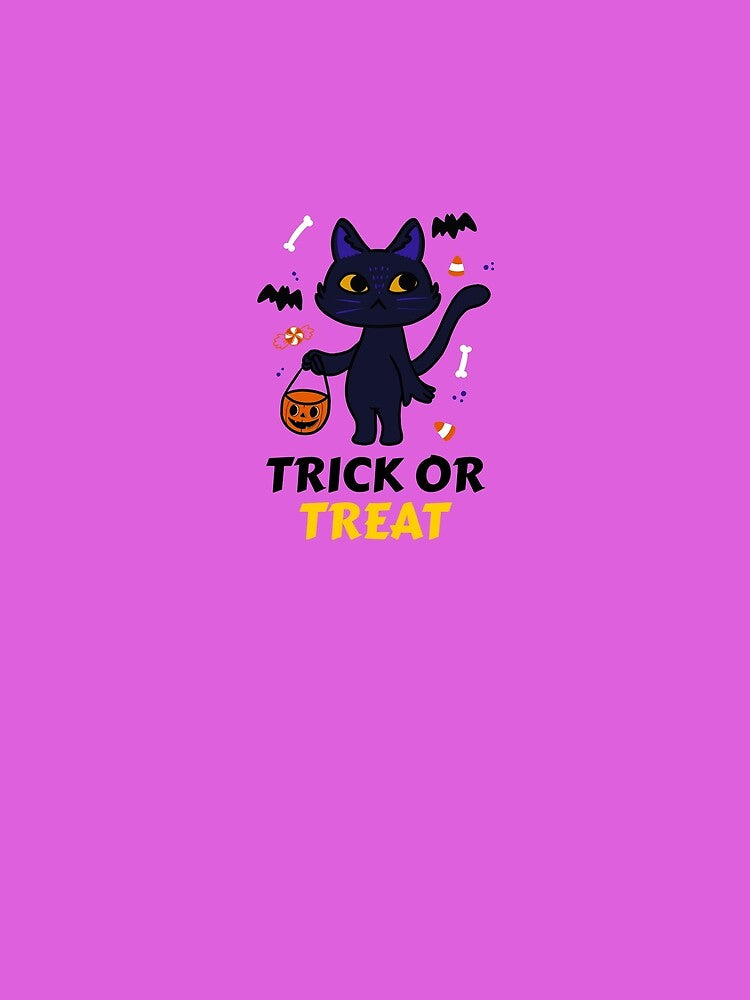 Trick or Treat Cat – Magenta Night by Novel Works Studio