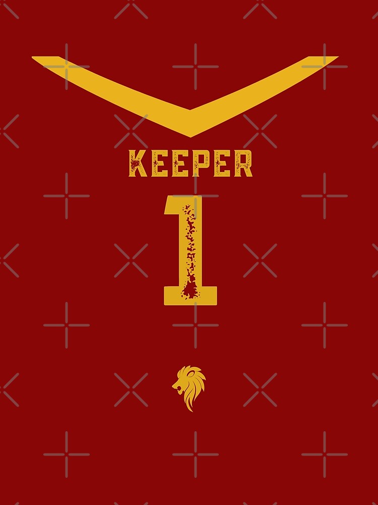 Keeper Red and Golden Jersey by AlexWolfDesigns