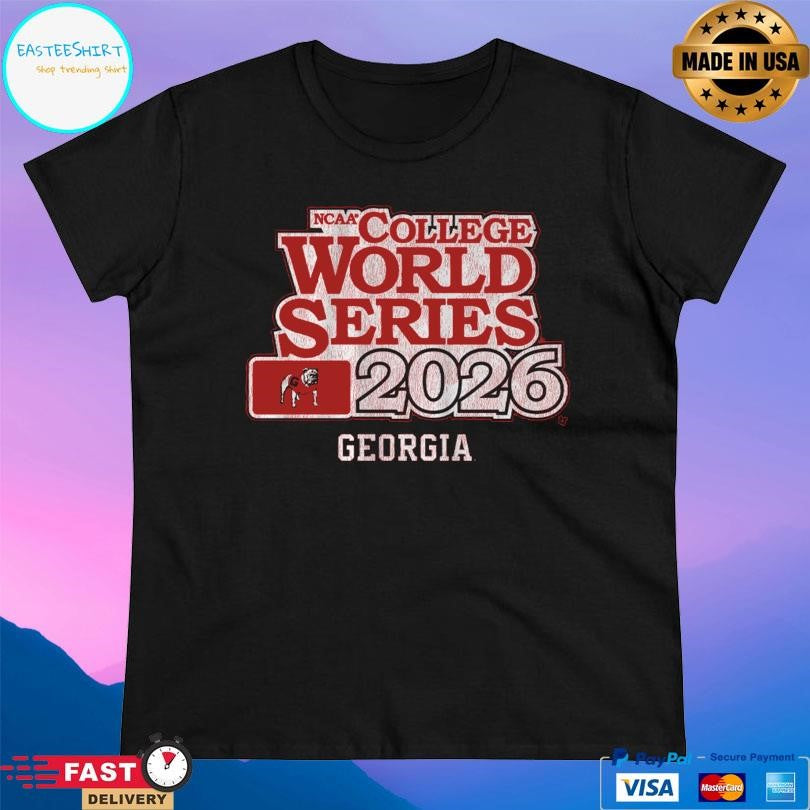 Georgia Ncaa Baseball 2026 College World Series Shirt