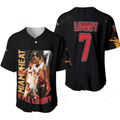 Miami Heat Kyle Lowry 7 Nba All Star Champion Player Of The Month Black 3D Designed Baseball Jersey Nba Gift For Fans
