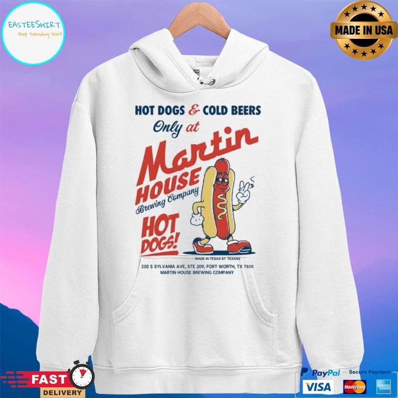 Glizzy Fest Hotdog And Cold Beers Only At Martin House Brewing Company Shirt