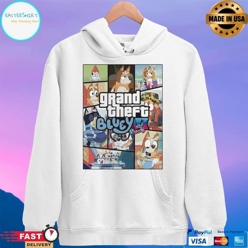 Grand Theft Bluey Gamer Shirt