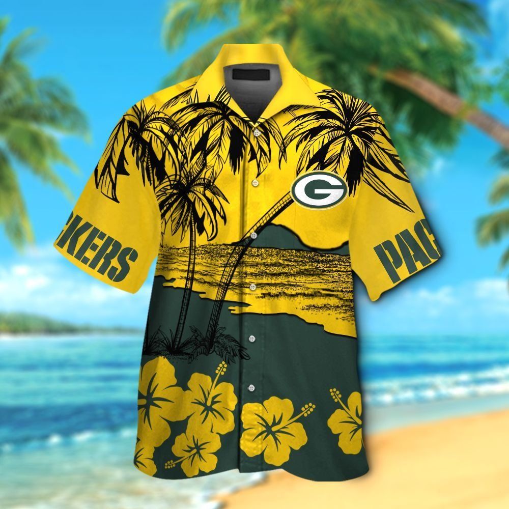 Green Bay Packers Unique Tropical Hawaiian Shirt