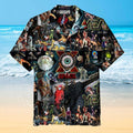 Halloween Horror Summer Theme in Hawaiian Shirt