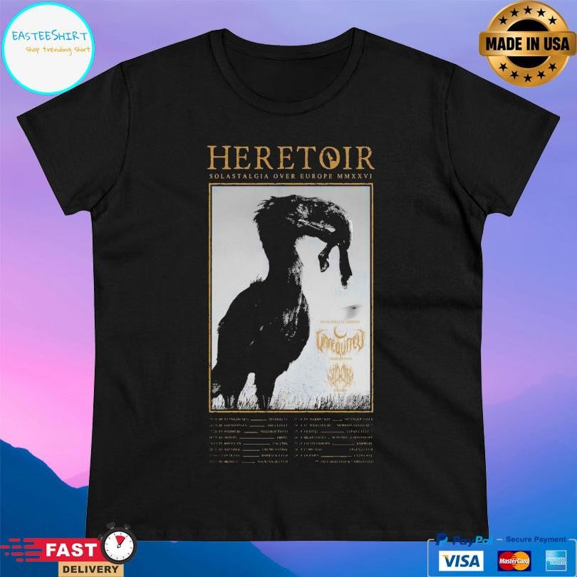 Heretoir European Tour 2026 Shirt