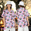 Horror Movies Checkered Halloween Killers Scary Aloha Top