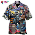 Hot Rod Diner Car Show Hawaiian Shirt - Trendy Aloha