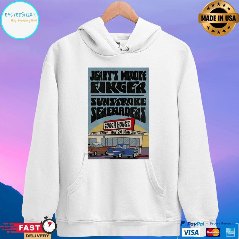 Jerry’s Middle Finger May 24 2026 Tour San Juan Capistrano Shirt