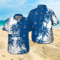 Kansas City Royals Short Sleeve Button Up Tropical Hawaiian Shirt VER04