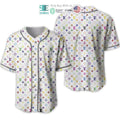 BEST Louis Vuittion Luxury Brand multicolor white Baseball Jersey