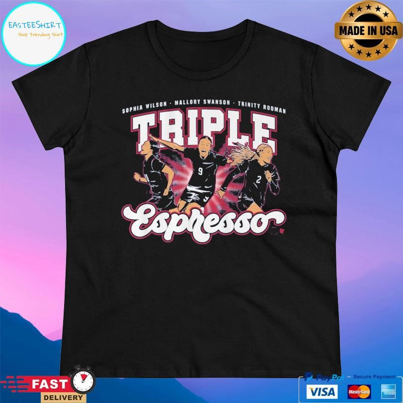 Mallory Swanson Trinity Rodman And Sophia Wilson Triple Espresso 2026 27 Shirt