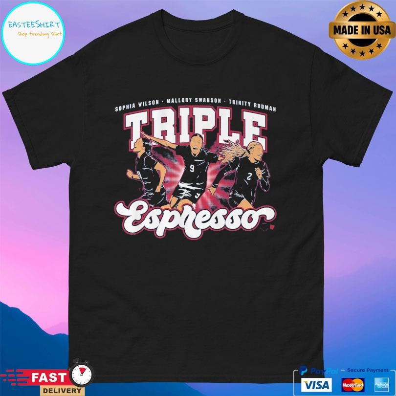 Mallory Swanson Trinity Rodman And Sophia Wilson Triple Espresso 2026 27 T-Shirts