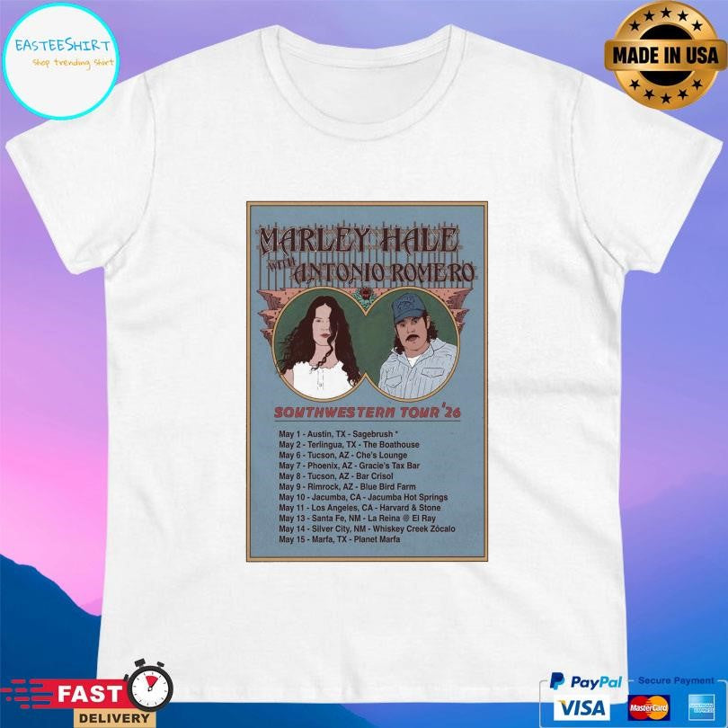 Marley Hale With Antonio Romero Southwestern Tour 2026 Shirt