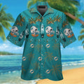 Miami Dolphins Short Sleeve Button Up Tropical Hawaiian Shirt VER02
