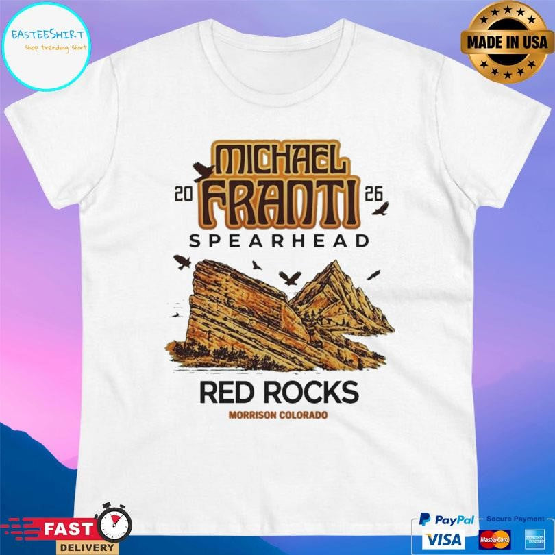 Michael Franti Morrison 2026 Red Rocks Amphitheatre Shirt