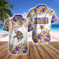 Minnesota Vikings Norse Pride Hawaiian Shirt Shorts Combo Set