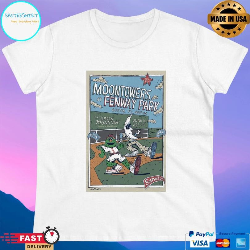 Moontowers June 8 2026 Fenway Park Boston Shirt