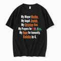My Mayor Muslim My Bagel Jewish My Hope For Humanity Knicks In 4 0 Tshirts