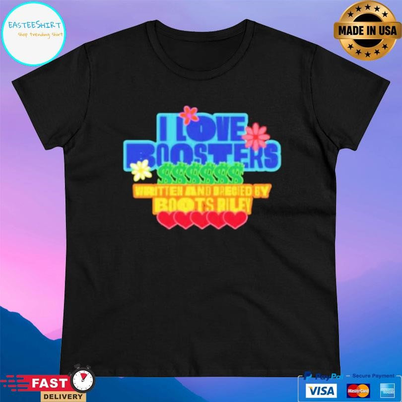 Neon I Love Boosters T-Shirts