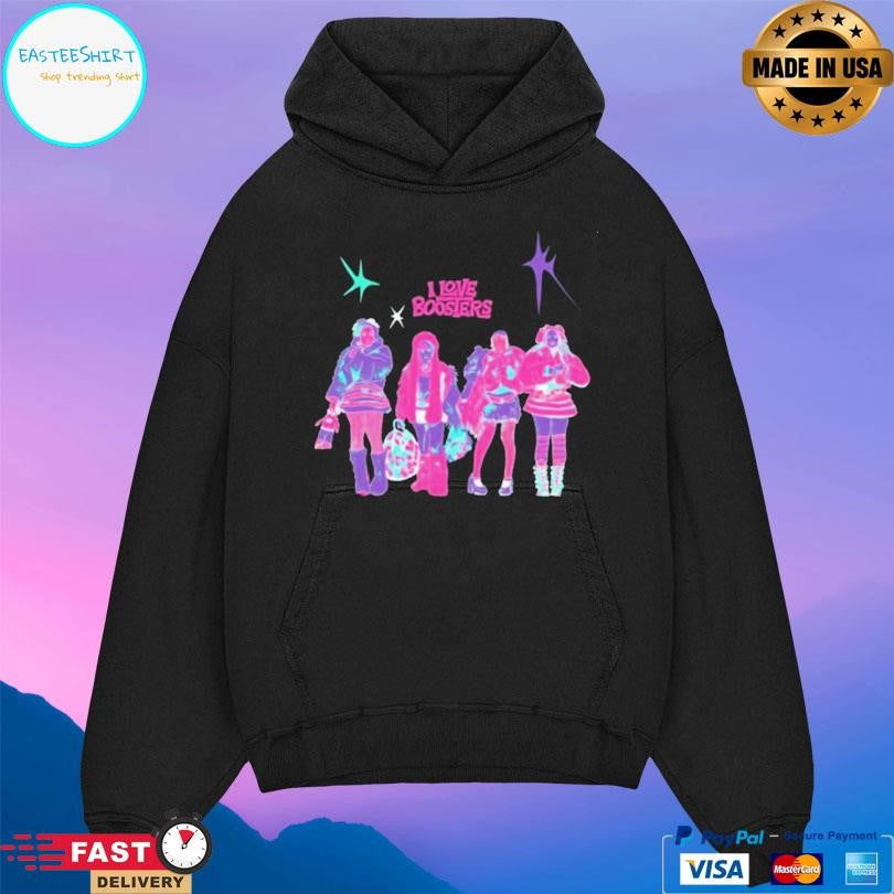 Neon I Love Boosters Velvet Gang T-Shirts