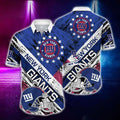 New York Giants Starburst Pride Hawaiian Shirt