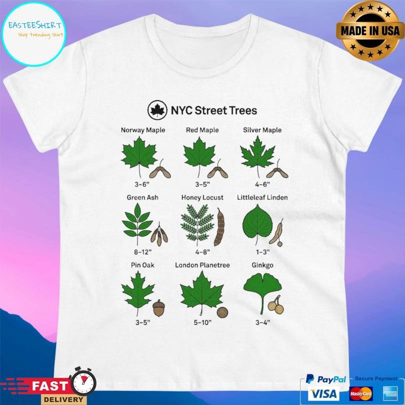 Nyc Parks Street Trees Only Ny Shirt