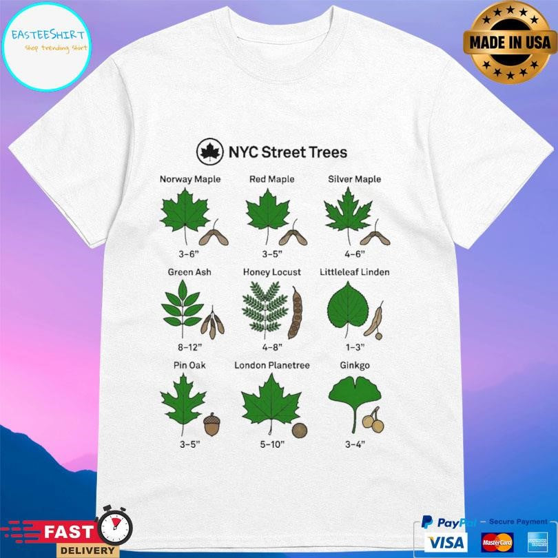 Nyc Parks Street Trees Only Ny Shirt