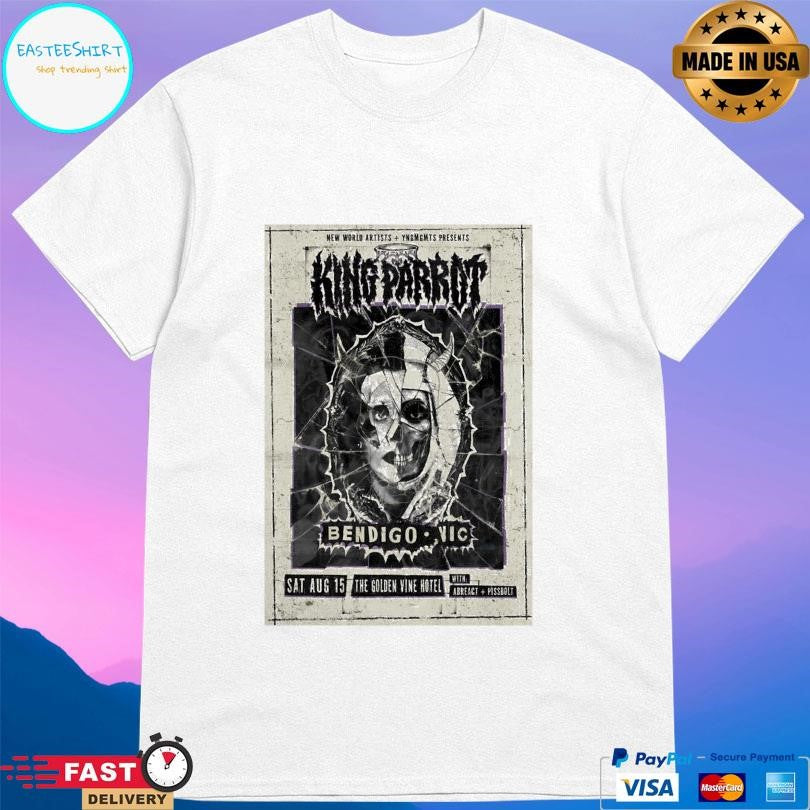 King Parrot Bendigo Australia Tour On Aug 15 2026 Shirt