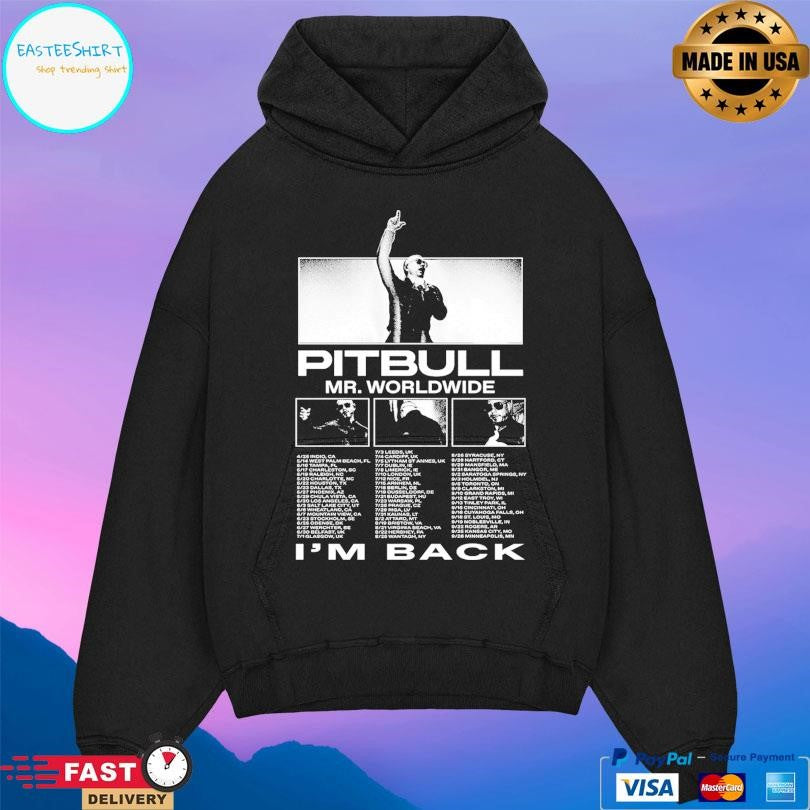 Pitbull Mt I’m Back 2026 Tour Shirt