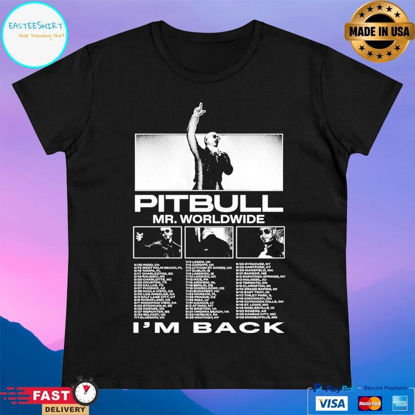 Pitbull Mt I’m Back 2026 Tour Shirt