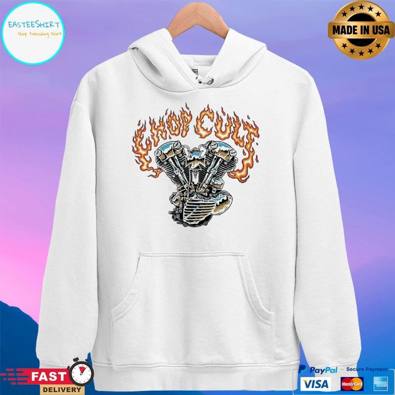 Throttle Addiction Chopcult Knucklehead Flame Shirt