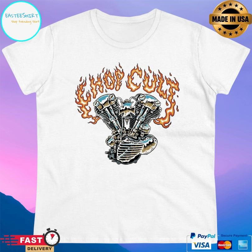 Throttle Addiction Chopcult Knucklehead Flame Shirt