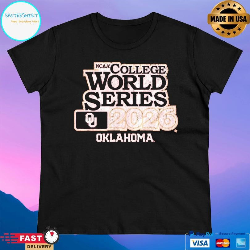 Oklahoma Baseball 2026 College World Series Shirt