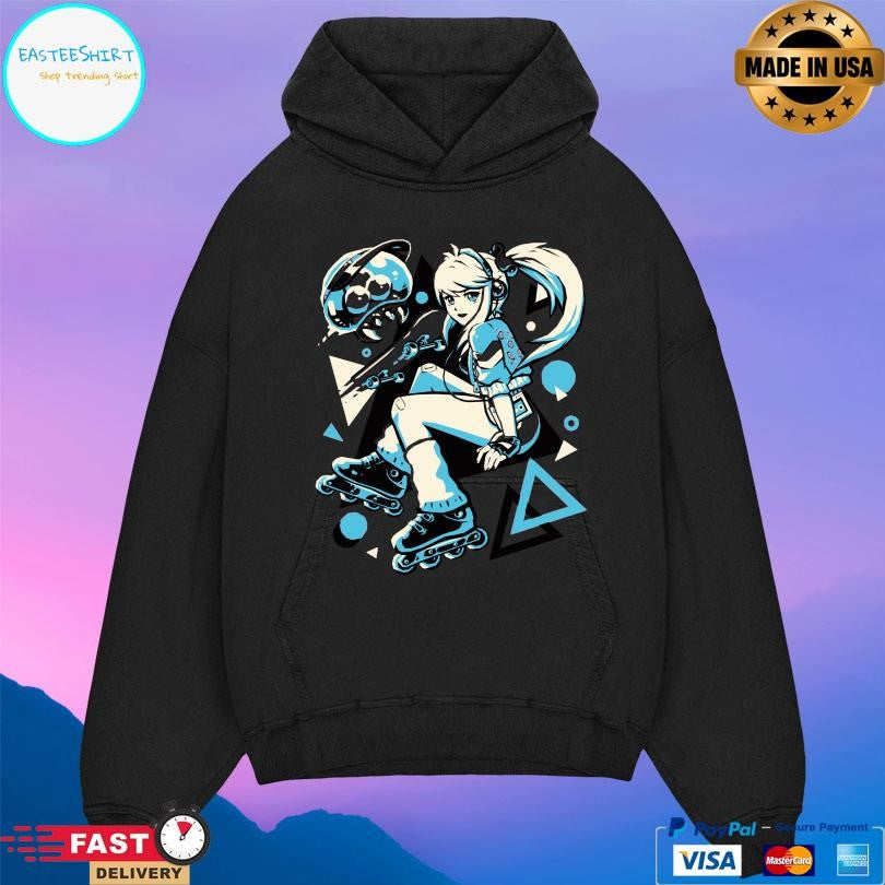 Pixel Eye Bat Cosmic Skater Shirt