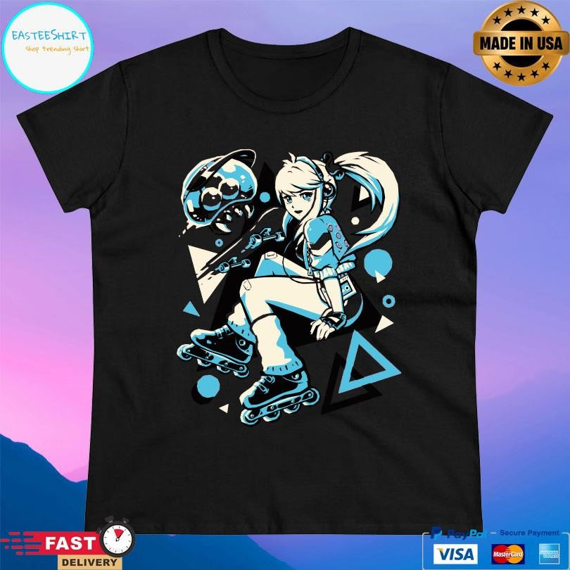 Pixel Eye Bat Cosmic Skater Shirt