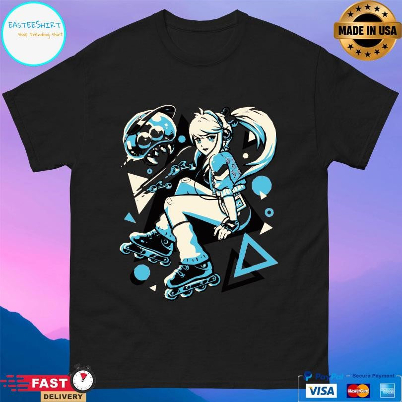 Pixel Eye Bat Cosmic Skater Shirt
