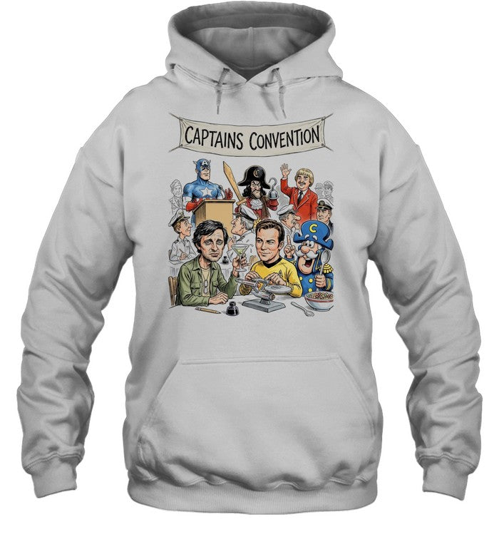 Captain America Captain Hook Captain Kangaroo Hawkeye Kirk Capn Crunch Shirt