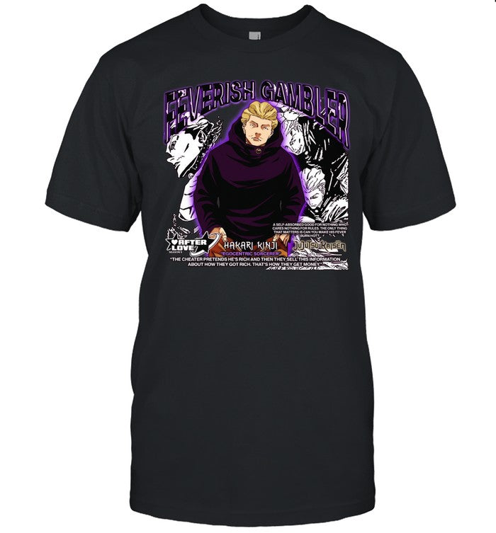 Feverish Gambler Hakari Kinji Egocentric Sorcerer Jujutsu Kaisen Shirt
