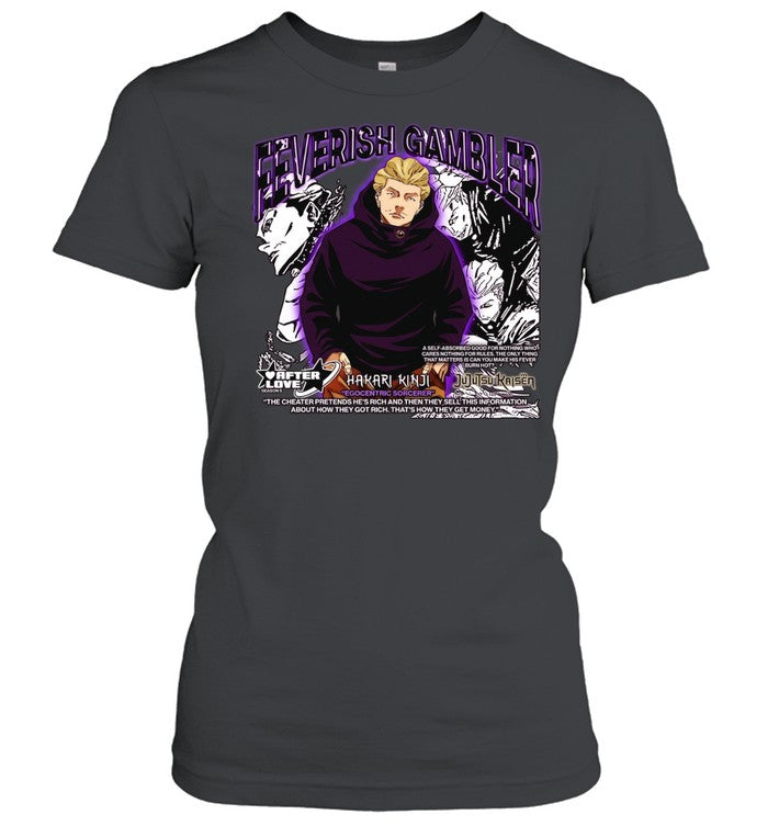 Feverish Gambler Hakari Kinji Egocentric Sorcerer Jujutsu Kaisen Shirt
