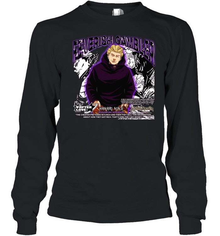 Feverish Gambler Hakari Kinji Egocentric Sorcerer Jujutsu Kaisen Shirt