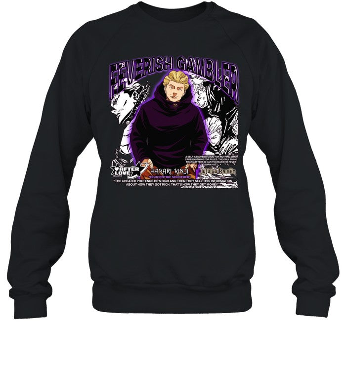 Feverish Gambler Hakari Kinji Egocentric Sorcerer Jujutsu Kaisen Shirt