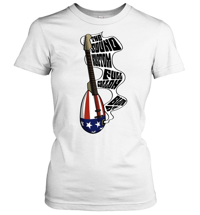 he Sound Kustom Full Gallon Blow Up Patriotic Guitar Americana Shirt