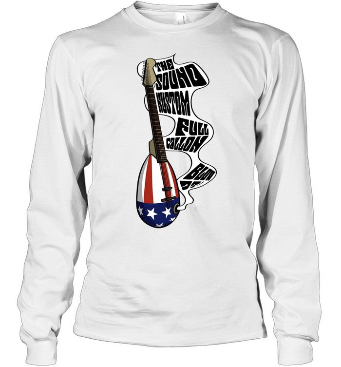 he Sound Kustom Full Gallon Blow Up Patriotic Guitar Americana Shirt