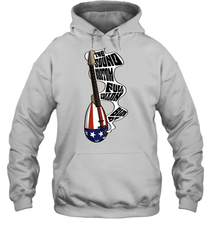 he Sound Kustom Full Gallon Blow Up Patriotic Guitar Americana Shirt