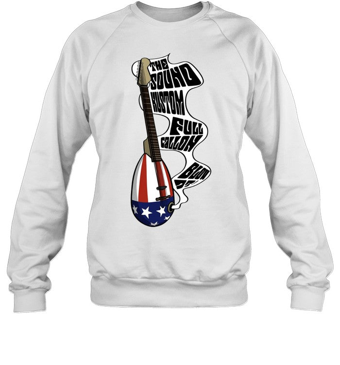 he Sound Kustom Full Gallon Blow Up Patriotic Guitar Americana Shirt