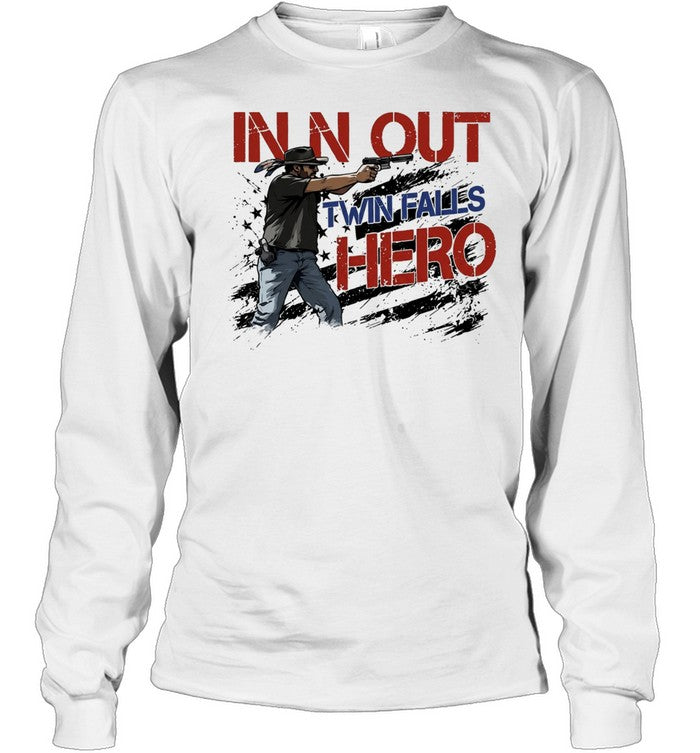 Idaho in N Out Twin Falls Hero Jordan Salinas Shirt