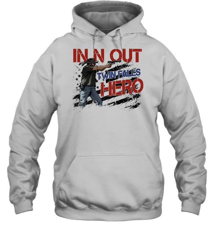 Idaho in N Out Twin Falls Hero Jordan Salinas Shirt