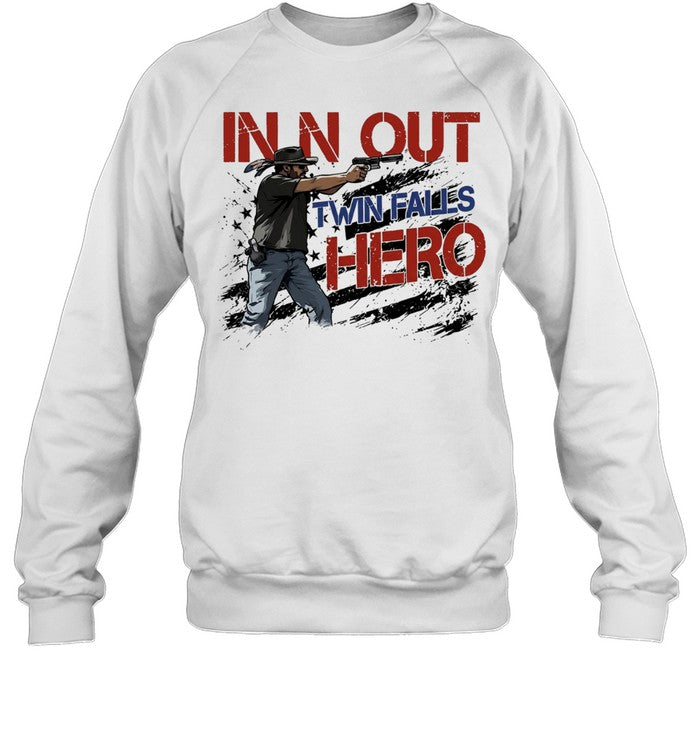 Idaho in N Out Twin Falls Hero Jordan Salinas Shirt
